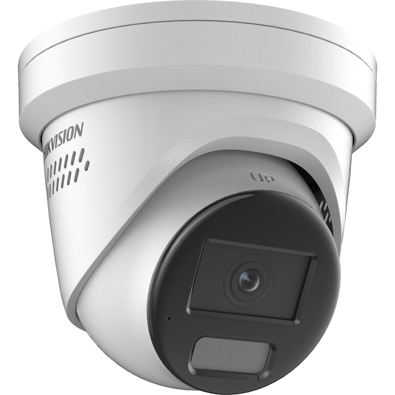 
4 MP ColorVu Strobe Light and Audible Warning Fixed Turret Network Camera
